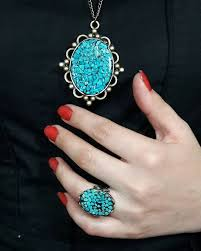 تصویر 4 از فیروزه آبی نیشابوری طبیعی با اصالت ایرانی و کیفیت تضمین شده